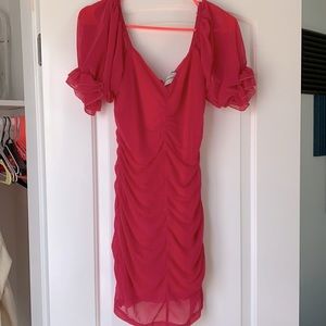 Finder Keepers Bodycon Mini Fuchsia